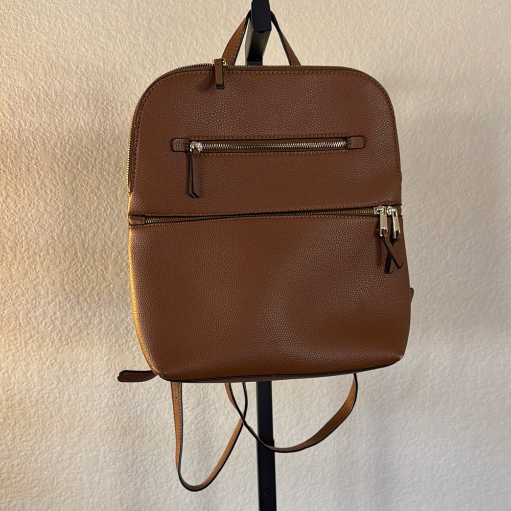 Kelly & Katie Brown Leather Backpack